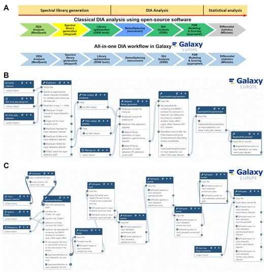 DIA Galaxy workflow