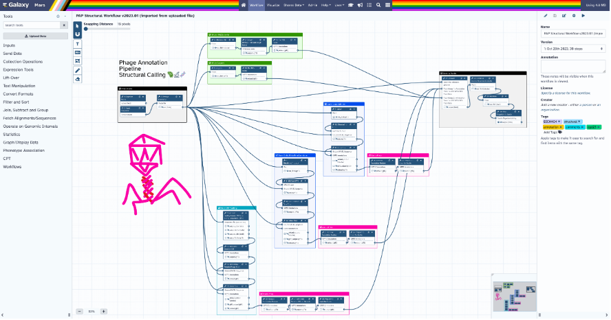 Example of a structured workflow