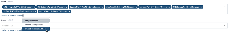 Local preference for which component to choose can be set