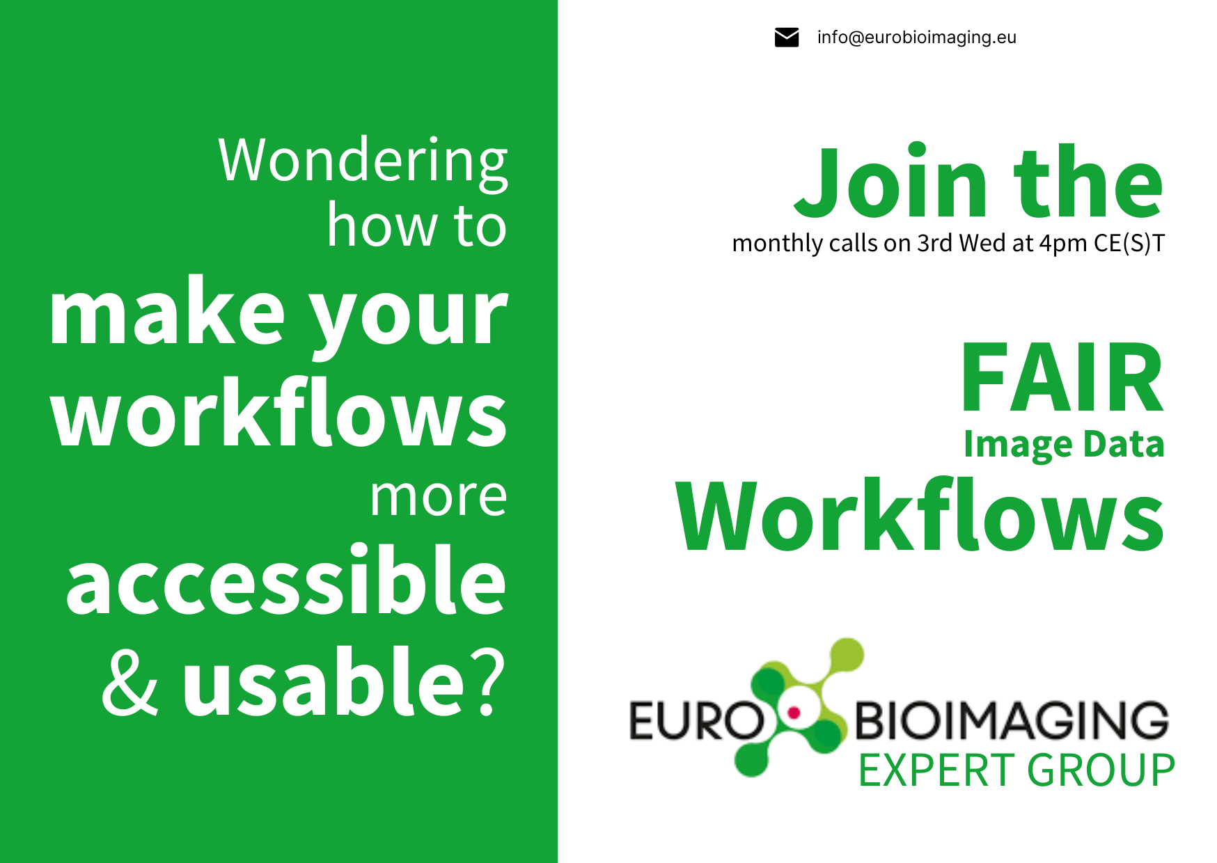 FAIR Workflows Expert Group postcard