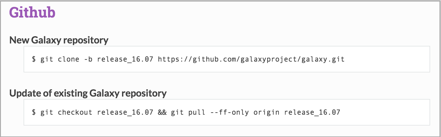v16.07 Galaxy Release Github