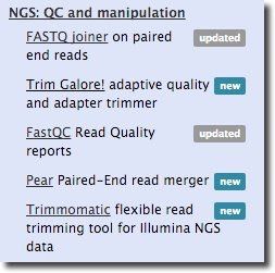 New and updated tools on usegalaxy.org