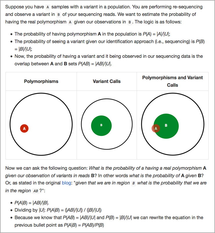 Diploid variant calling